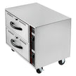 VEVOR Commercial Electric Drawer Warmer, Two-Drawer Stainless Steel Food Warmer, Freestanding Standard Warming Drawer Cabinet, 85°F–185°F Wide Temperature Range, for Restaurant, Hotel Buffet & Bakery