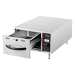 VEVOR Commercial Electric Drawer Warmer, Single-Drawer Stainless Steel Food Warmer, Freestanding Slim Warming Drawer Cabinet, 85°F–185°F Wide Temperature Range, for Restaurant, Hotel, Bakery & Kitchen