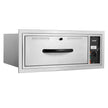 VEVOR Commercial Electric Drawer Warmer, Single-Drawer Stainless Steel Food Warmer, Built-in Installation Warming Drawer Cabinet, 85°F–185°F Wide Temperature Range, for Restaurant, Hotel & Bakery
