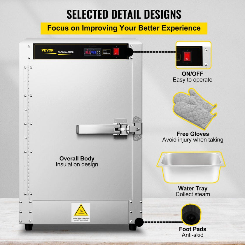 VEVOR Hot Box Food Concession Warmer 16