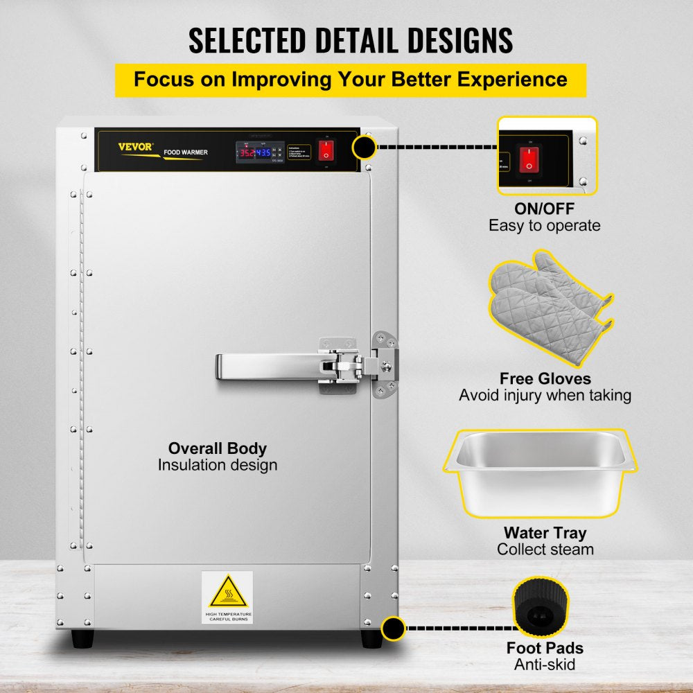 VEVOR Hot Box Food Concession Warmer 16
