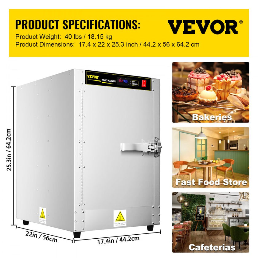 VEVOR Hot Box Food Concession Warmer 16