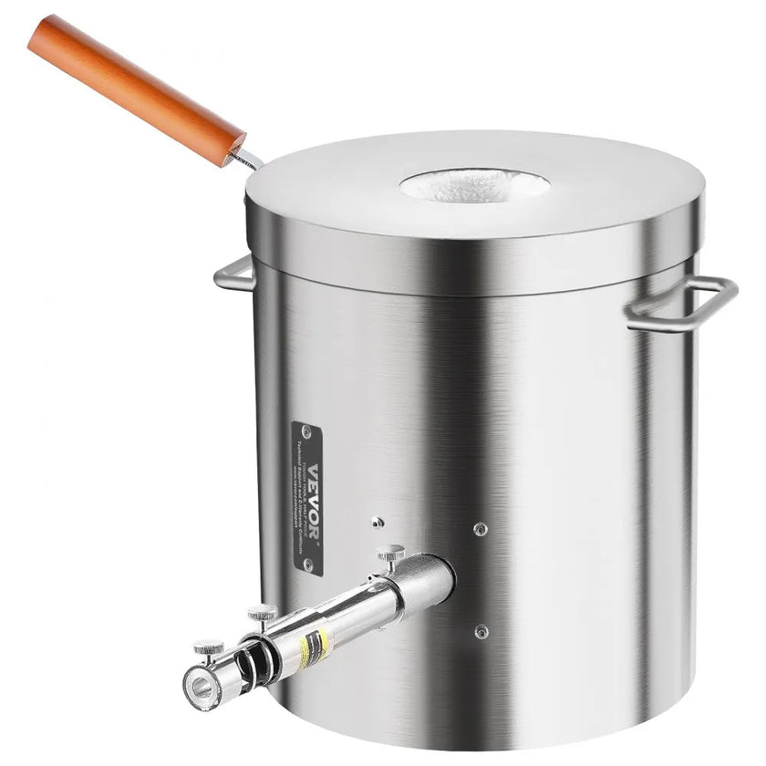VEVOR Propane Melting Furnace Kit 8KG/18lbs with Crucible Tongs Metal Smelting
