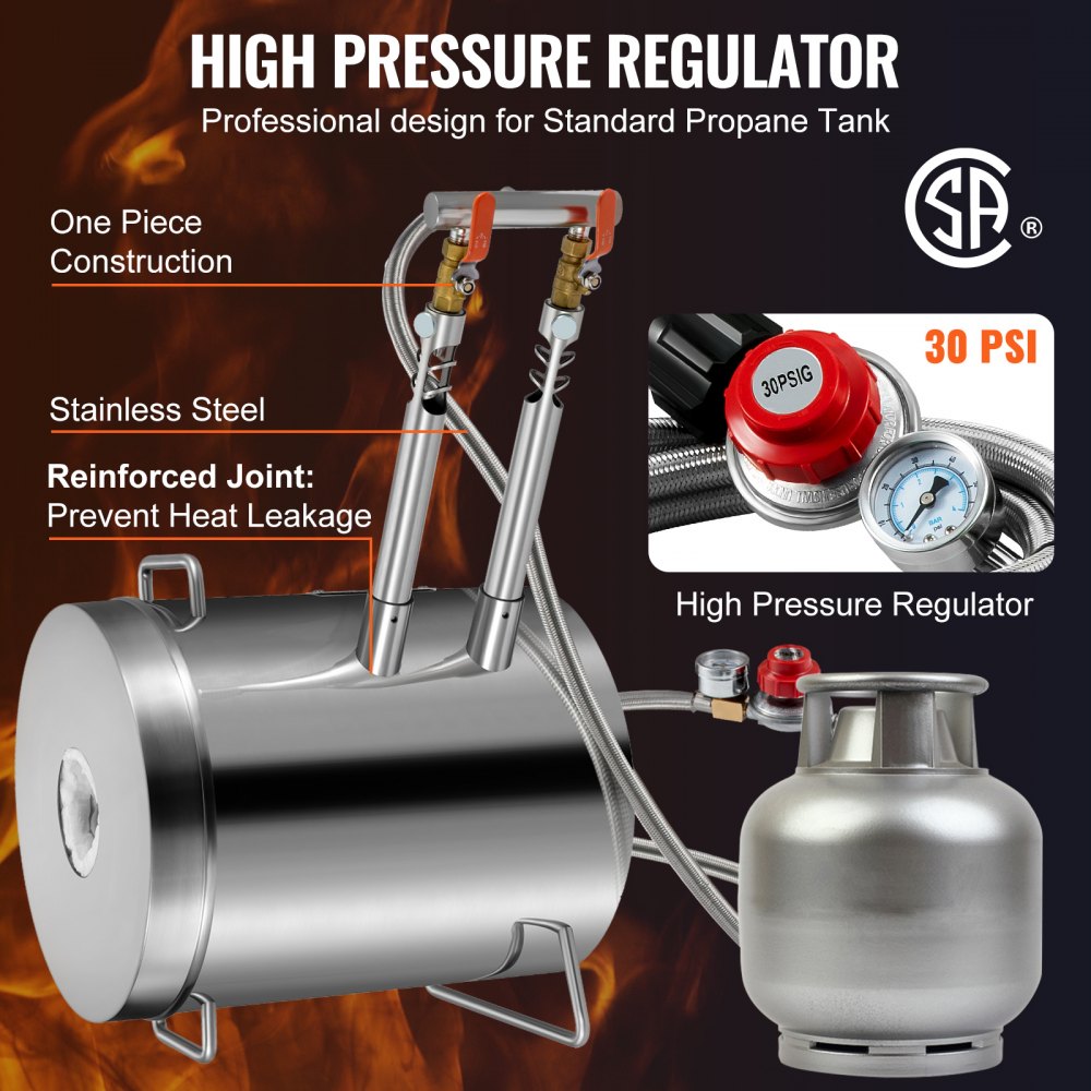 VEVOR 12KG Propane Smelting Furnace Kit Melting Furnace Double Burners 2700?