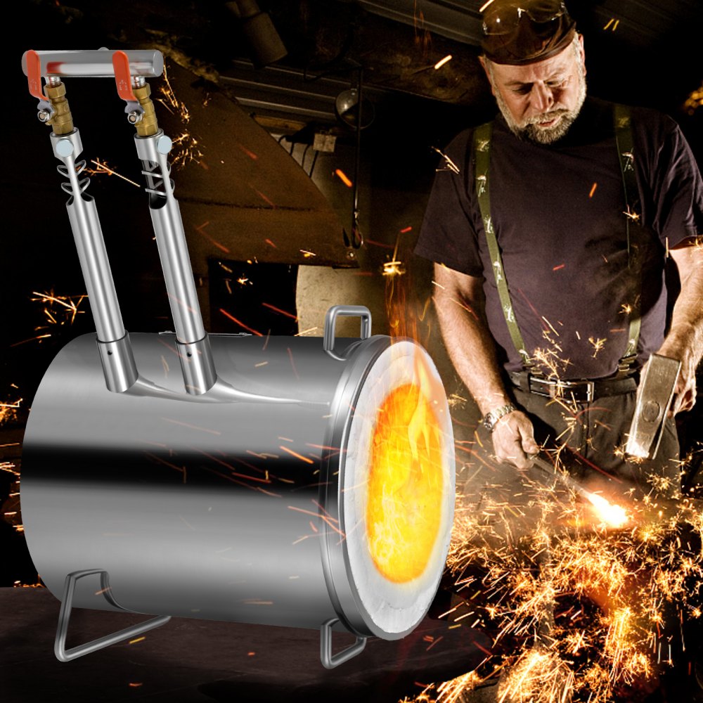 VEVOR 12KG Propane Smelting Furnace Kit Melting Furnace Double Burners 2700?