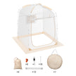 VEVOR Sports Tent Instant Tent Shelter Weather Proof 1 Person Clear Bubble Tent