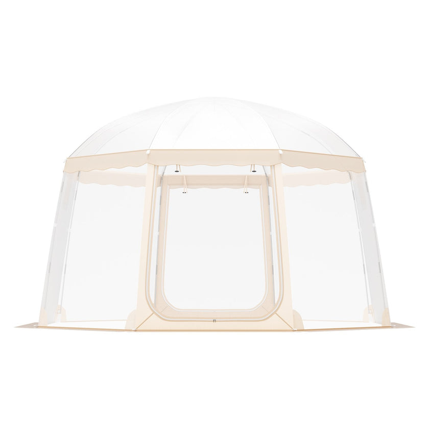 VEVOR Sports Tent Instant Pop-Up Tent Shelter Weather Proof 8-10 People Clear