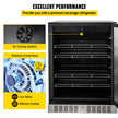 5.3 Cu. Ft Built-in Stainless Steel Beverage Cooler 150L Reversible Door