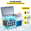 VEVOR Portable Refrigerator 23 Quart(22 Liter),12 Volt Refrigerator App Control(-4?~68?), Car Refrigerator Electric Compressor Cooler with 12/24v DC & 110-240v AC for Camping, Travel, Fishing, Outdoor