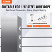 VEVOR 81 Pack T316 Stainless Steel Protector Sleeves for 1/8