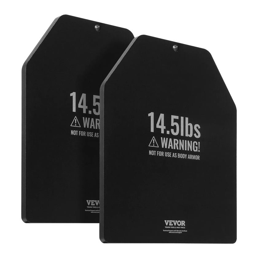 VEVOR Weight Vest Plates for Strength Training Running Workout 2x14.5 LB Plates