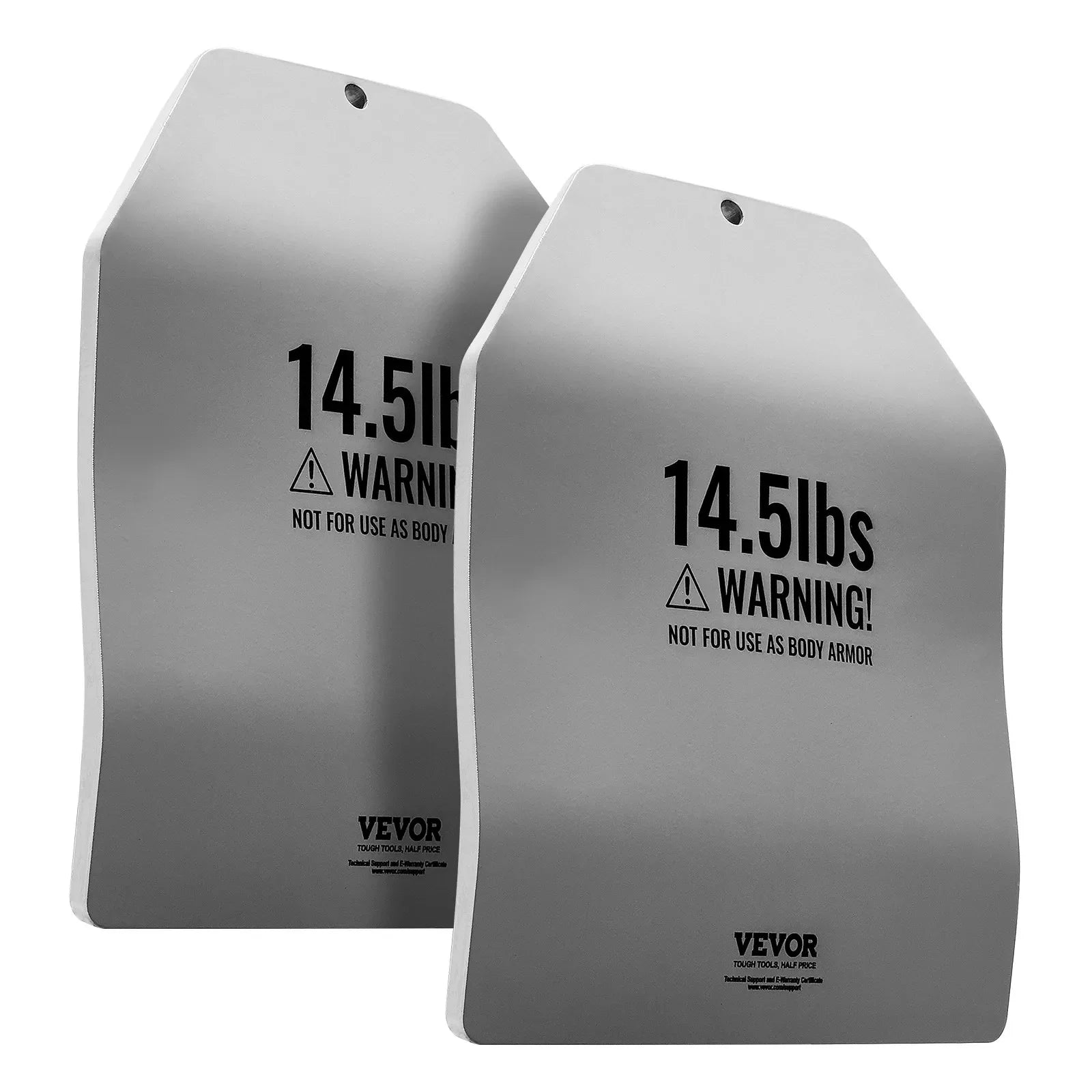VEVOR Curved Weight Vest Plates for Strength Training Workout 2x14.5 LB Plates