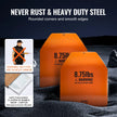 VEVOR Curved Weight Vest Plates for Strength Training Workout 2x8.75 LB Plates