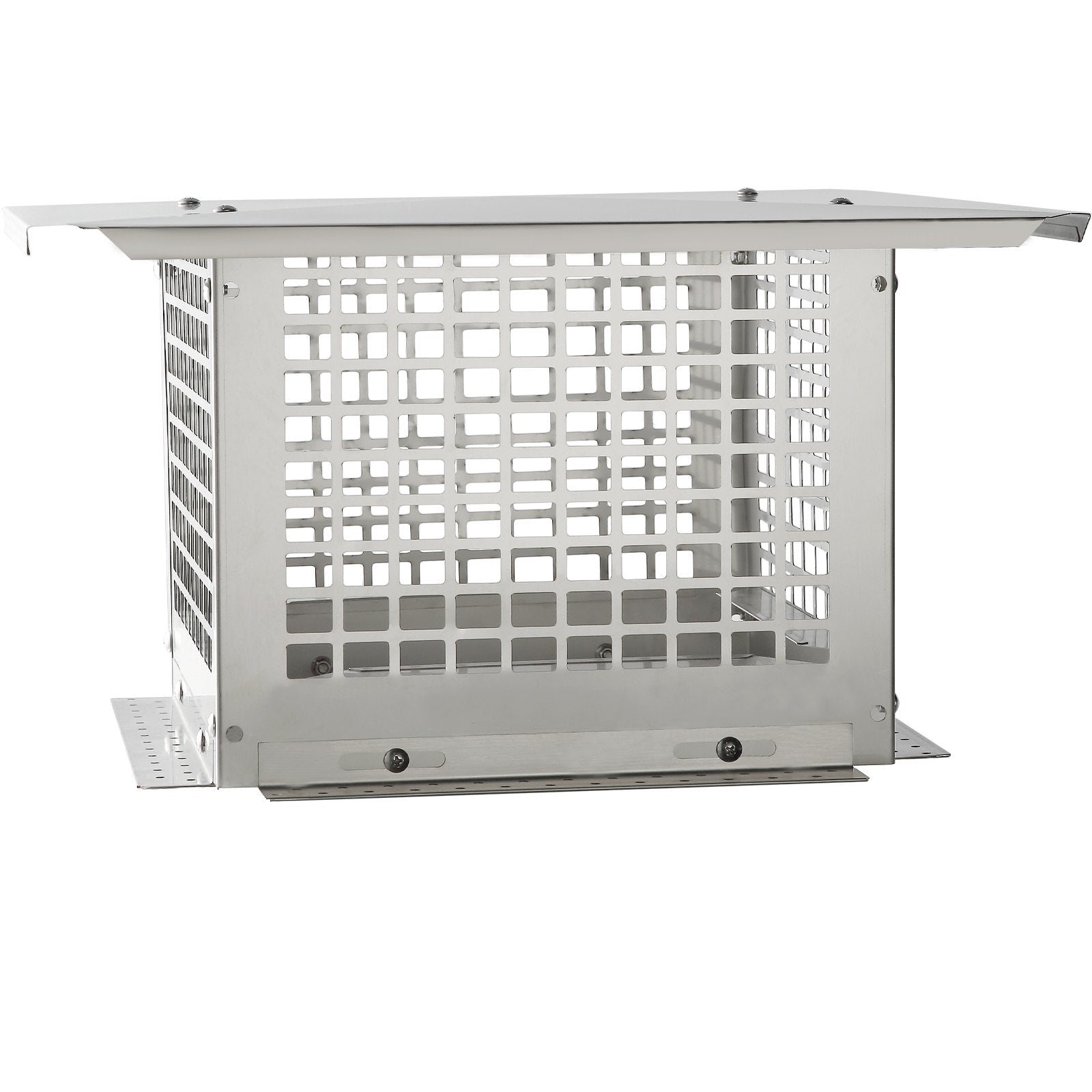 VEVOR Chimney Cap, 12 x 12 inch, 304 Stainless Steel Fireplace Chimney Cover, Not Easily Toppled & Practical Accessories & Easy Installation, Fits Mesh Flue Covers Outside Clay Flue Shingles, Silver
