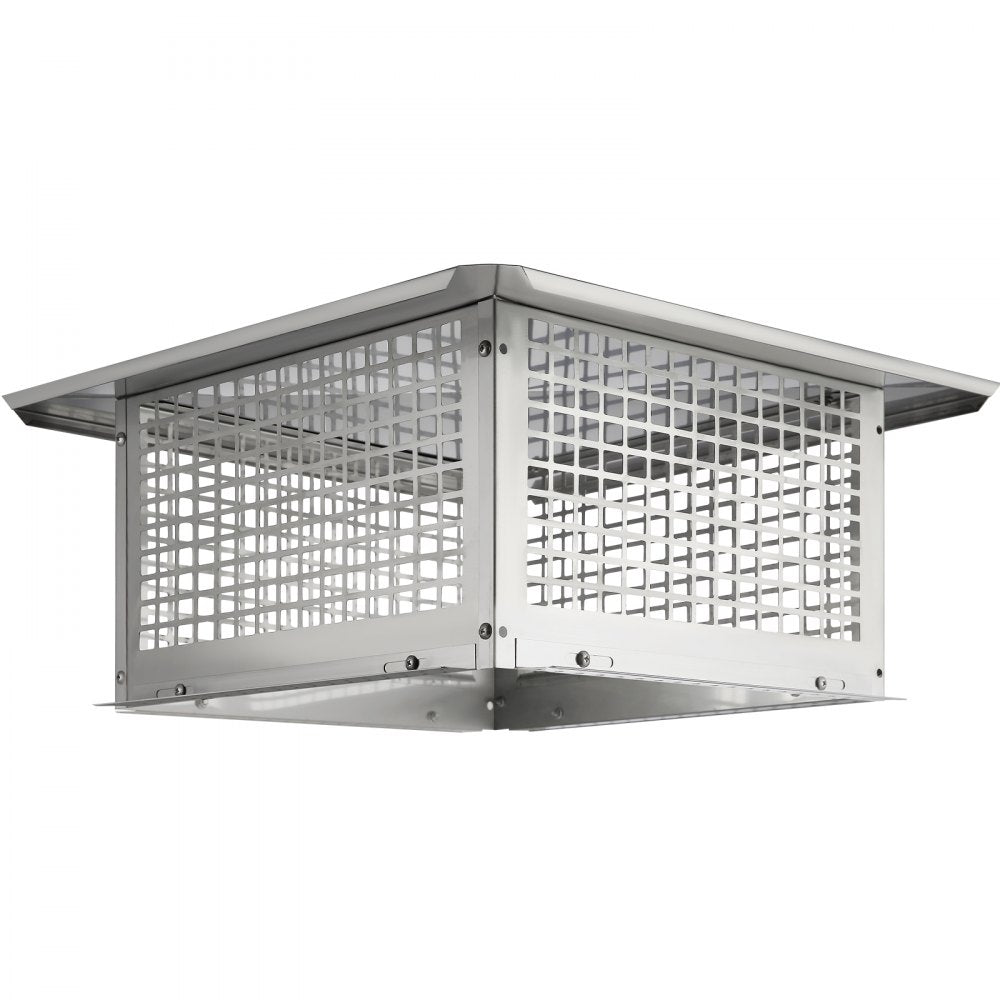 VEVOR Chimney Cap, 17 x 17 inch, 304 Stainless Steel Fireplace Chimney Cover, Not Easily Toppled & Practical Accessories & Easy Installation, Fits Mesh Flue Covers Outside Clay Flue Shingles, Silver