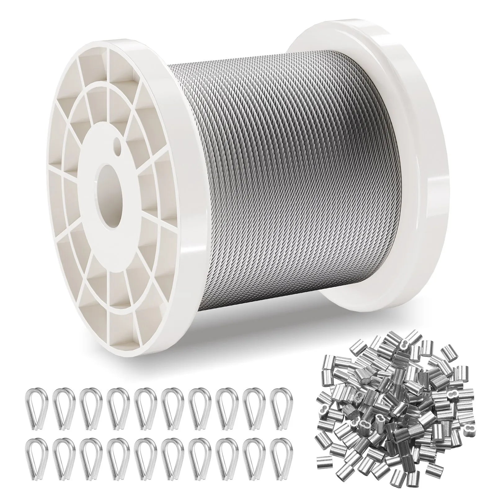 VEVOR T304 Stainless Steel Cable 1/16