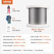VEVOR T316 Stainless Steel Cable 1/8