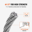 VEVOR T316 Stainless Steel Cable 1/8