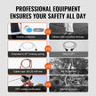 EVOR Zipline Kit for Kids and Adult, 100 ft Zip Line Kits Up to 500 lb, Backyard Outdoor Quick Setup Zipline, Playground Entertainment with Stainless Steel Zipline, Spring Brake, Safety Harness, Seat
