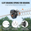 EVOR Zipline Kit for Kids and Adult, 100 ft Zip Line Kits Up to 500 lb, Backyard Outdoor Quick Setup Zipline, Playground Entertainment with Stainless Steel Zipline, Spring Brake, Safety Harness, Seat