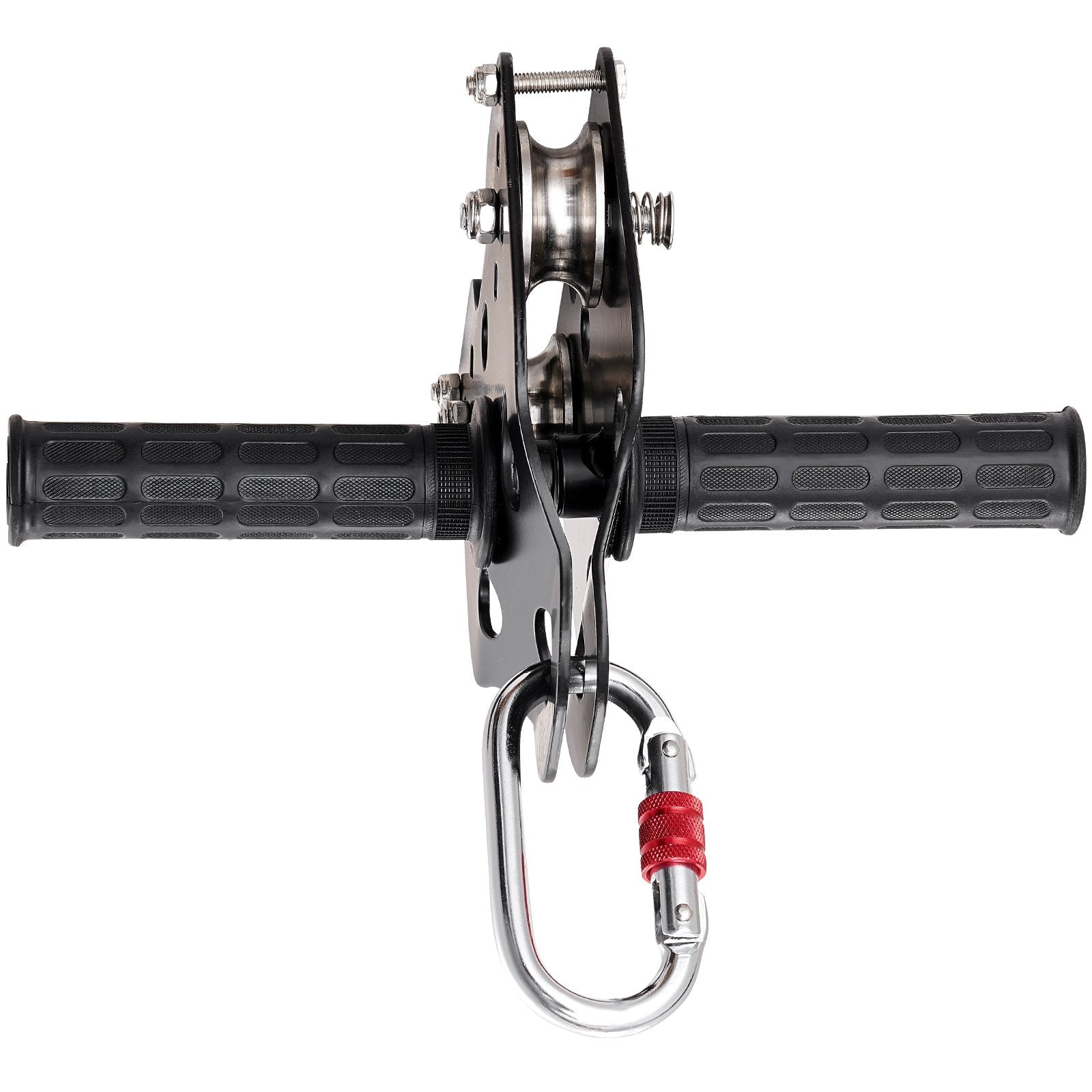 VEVOR Zipline Kit for Kids and Adult, 80 ft Zip Line Kits Up to 500 lb, Backyard Outdoor Quick Setup Zipline, Playground Entertainment with Stainless Steel Zipline, Spring Brake, Safety Harness, Seat