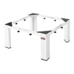 VEVOR Adjustable Laundry Pedestal Stand, 12 in Height, Heavy-Duty Steel, White