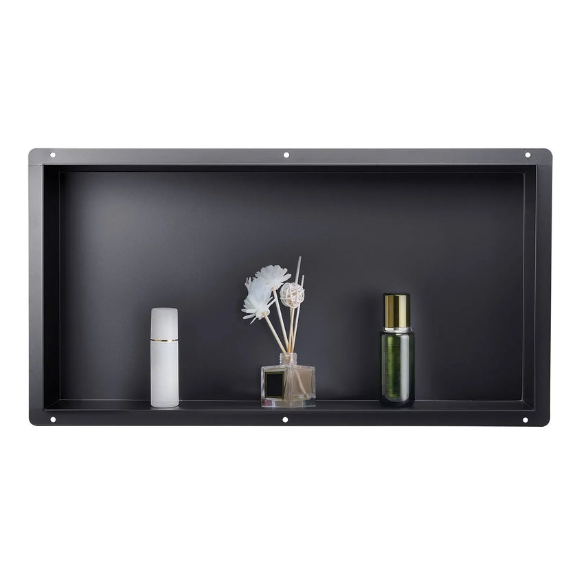VEVOR Shower Niche 13 x 25 x 4 inch Frameless Recessed Shelf Stainless Steel