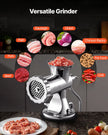 VEVOR Manual Meat Grinder 304 Stainless Steel Meat Grinder with 2 Fixing Method