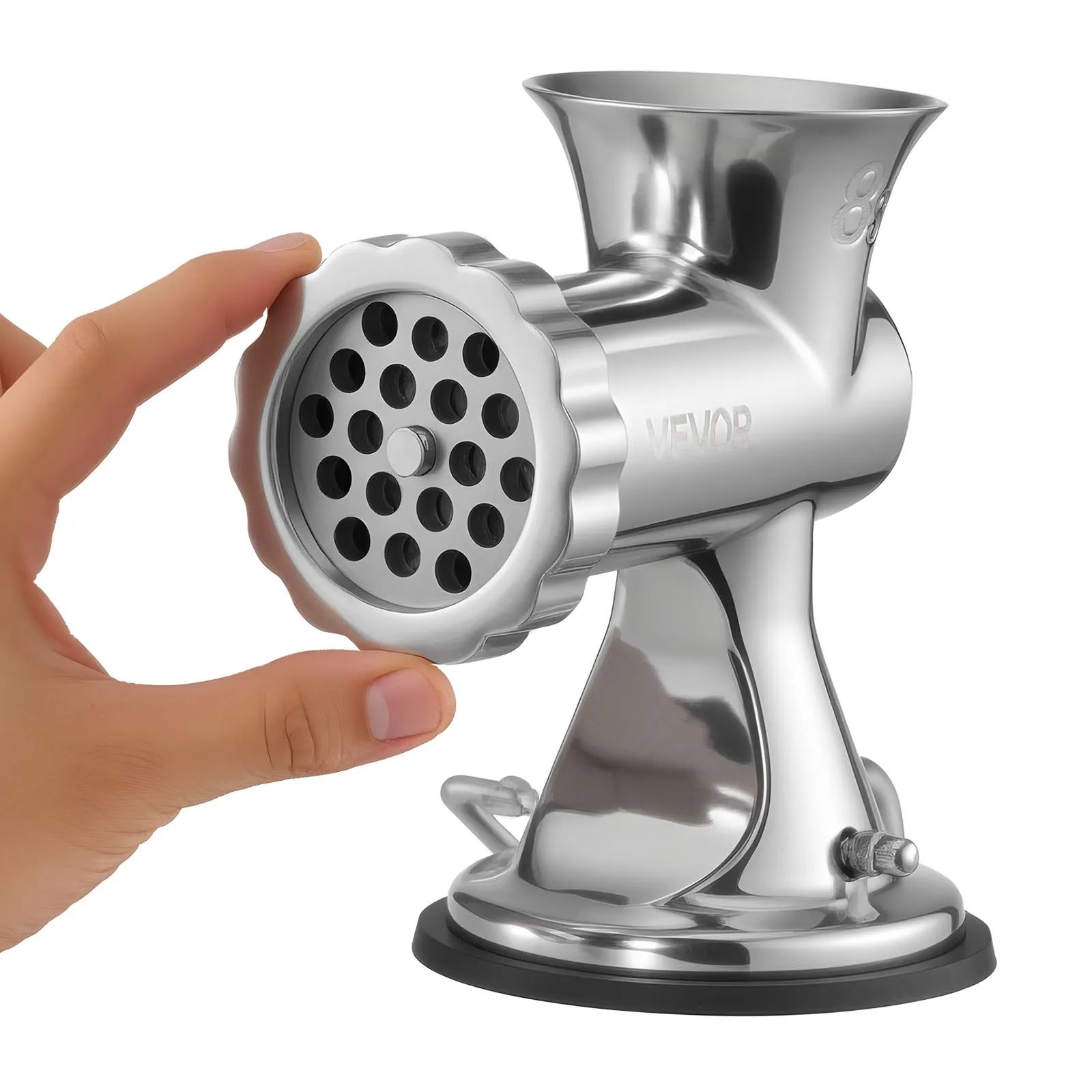 VEVOR Manual Meat Grinder 304 Stainless Steel Meat Grinder with 2 Fixing Method