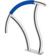 VEVOR Swimming Pool Handrail Ladder Handrail Stainless Steel Rail w/ Base Plate