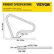 VEVOR Pool Rail 39x32