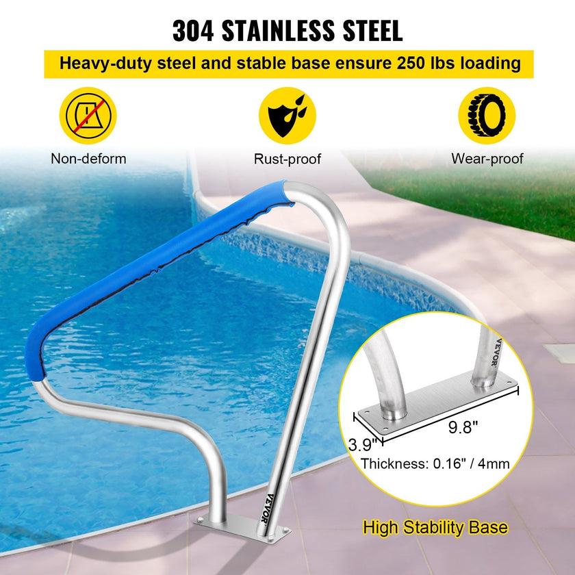 VEVOR Pool Rail 48x36