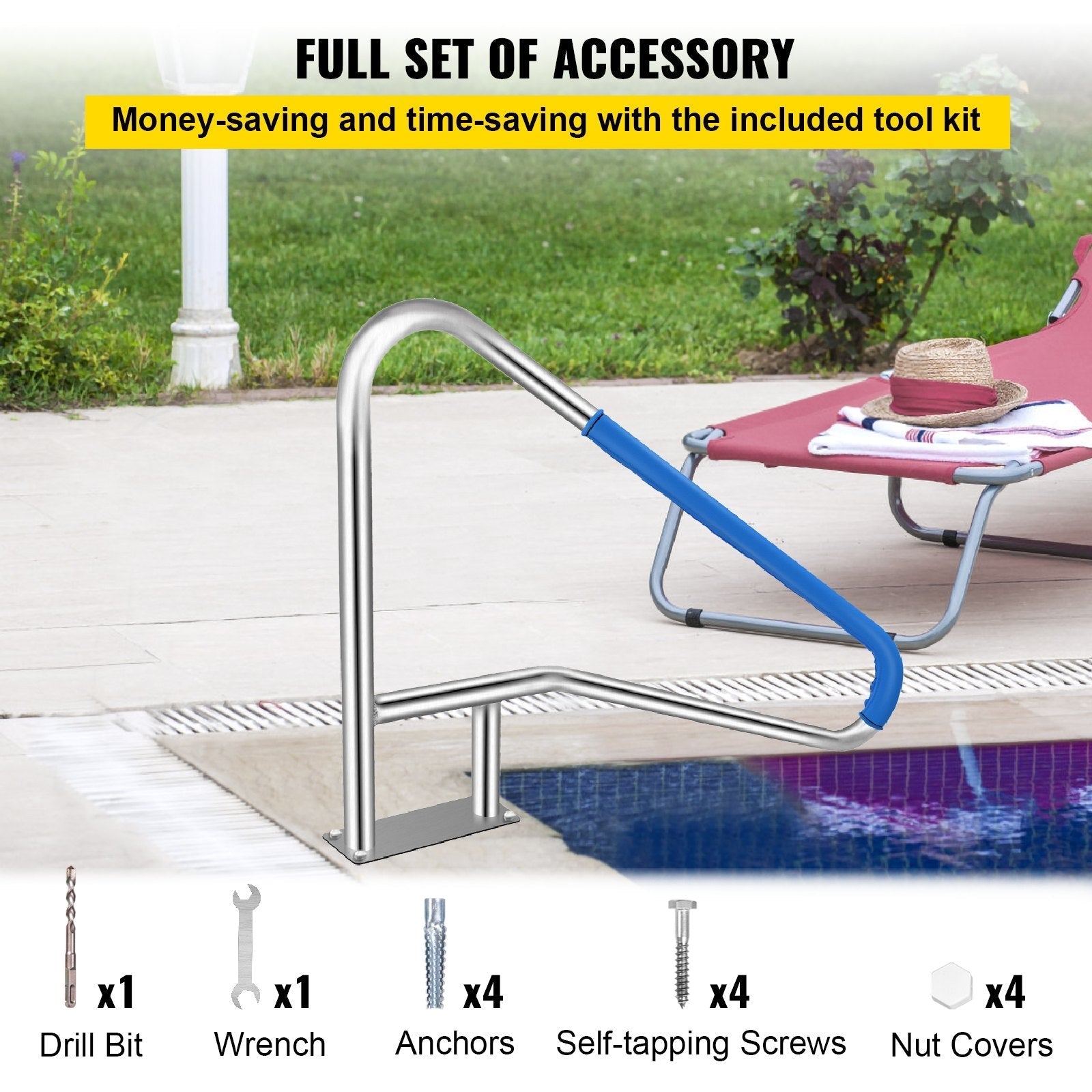 VEVOR Pool Rail 54x36