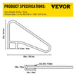 VEVOR Pool Rail 55x32