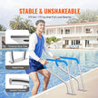 VEVOR Pool Handrail 39 x 32 inch Stainless Steel with Base Plate for Spas