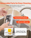 VEVOR Drink Dispenser 2.1 Gal x 2 Beverage Dispenser for Party with Spigot Tray