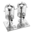 VEVOR Drink Dispenser 2.1 Gal x 2 Beverage Dispenser for Party with Spigot Tray
