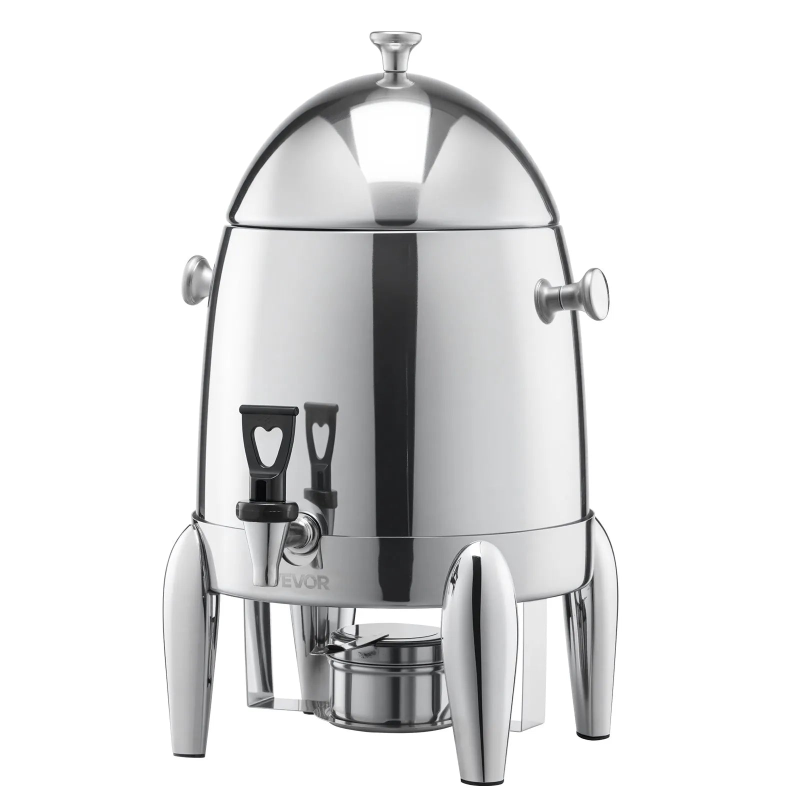 VEVOR Stainless Steel Hot Tea & Cold Drink Dispenser 2.7 Gal Beverage Dispenser