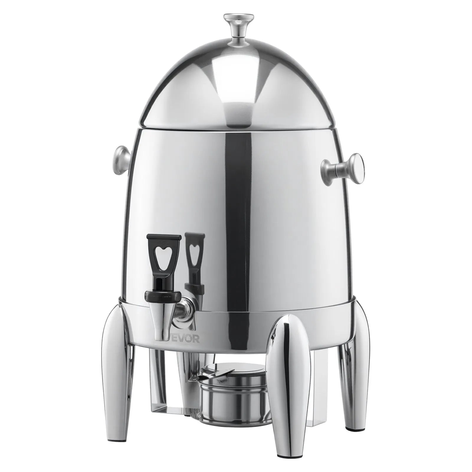 VEVOR Stainless Steel Hot Tea & Cold Drink Dispenser 2.7 Gal Beverage Dispenser