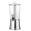 VEVOR Drink Dispenser 2.1 Gal Beverage Dispenser for Party w/ Spigot Ice Chamber
