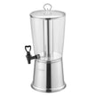 VEVOR Drink Dispenser 2.1 Gal Beverage Dispenser for Party w/ Spigot Ice Chamber
