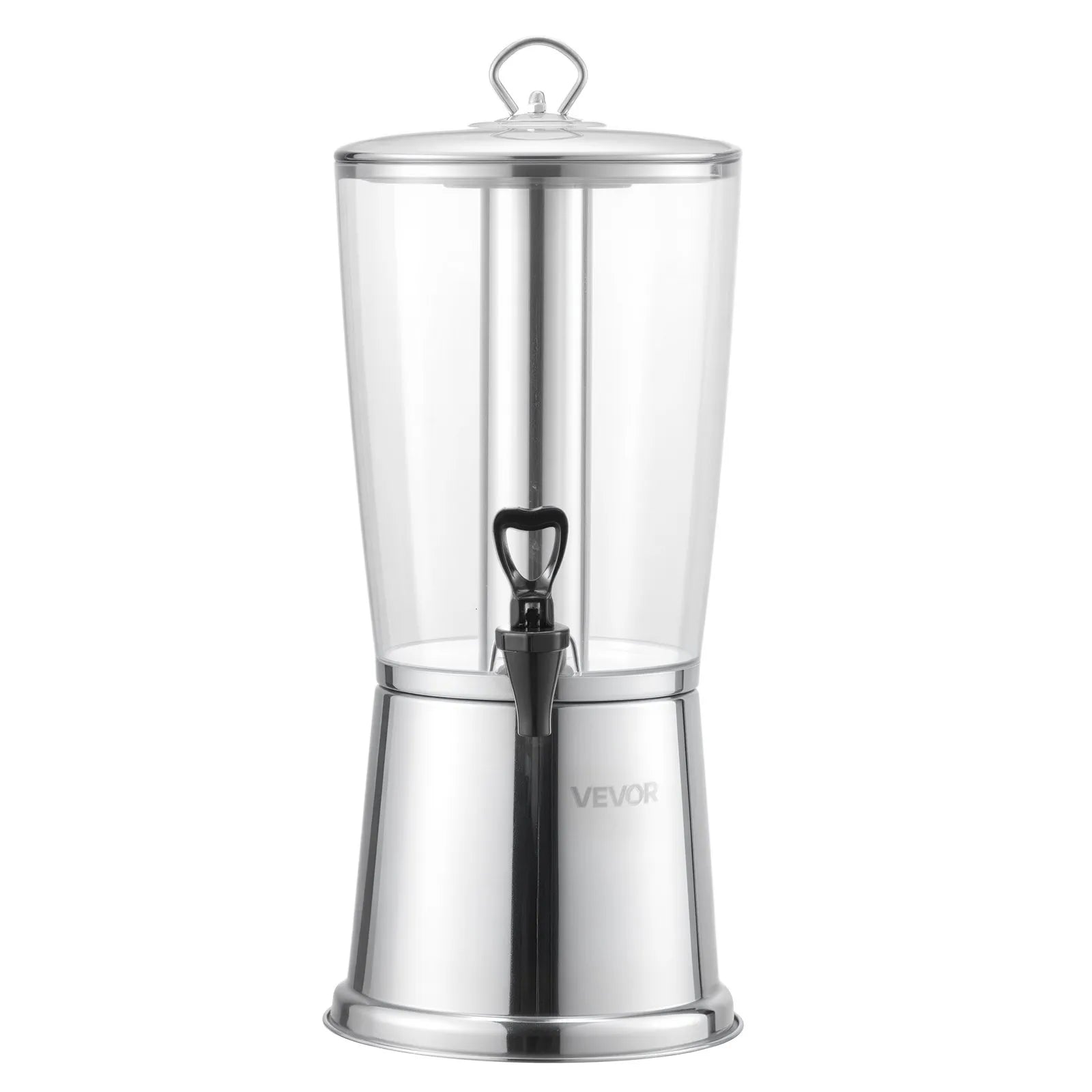 VEVOR Drink Dispenser 2.1 Gal Beverage Dispenser for Party w/ Spigot Ice Chamber