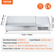 VEVOR Countertop Refrigerated Salad Pizza Prep Station 135 W Stainless Guard ETL