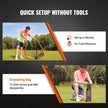 VEVOR Portable Soccer Goal, 4x3 ft Kids Backyard Soccer Net, Foldable Pop Up Practice Soccer Net, Mini Youth Training Soccer Goal Set, All-Weather Indoor Outdoor Soccer Goals with Carry Bag, 1 Pack