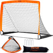 VEVOR Portable Soccer Goal, 4x3 ft Kids Backyard Soccer Net, Foldable Pop Up Practice Soccer Net, Mini Youth Training Soccer Goal Set, All-Weather Indoor Outdoor Soccer Goals with Carry Bag, 1 Pack