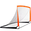 VEVOR Portable Soccer Goal, 6.5x3.25 ft Kids Backyard Soccer Net, Foldable Pop Up Practice Soccer Net, Mini Youth Training Soccer Goal Set, All-Weather Indoor Outdoor Soccer Goals with Carry Bag