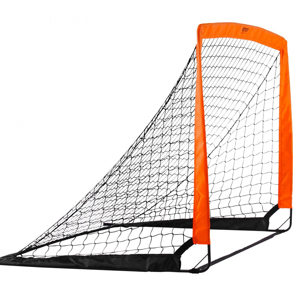 VEVOR Portable Soccer Goal, 4x3 ft Kids Backyard Soccer Net, Foldable Pop Up Practice Soccer Net, Mini Youth Training Soccer Goal Set, All-Weather Indoor Outdoor Soccer Goals with Carry Bag, 2 Pack