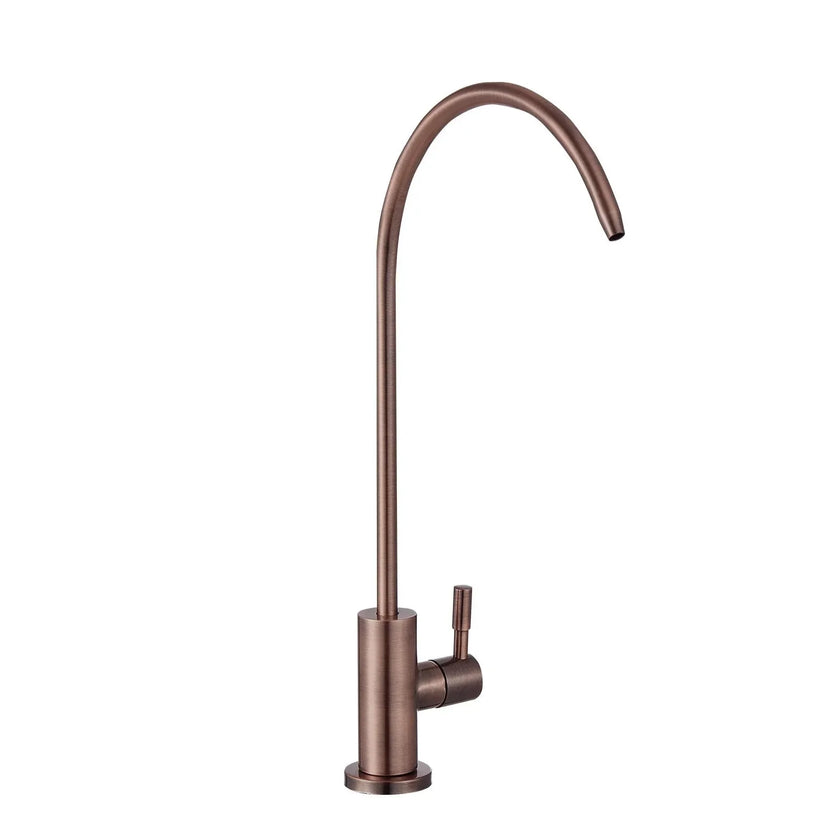 VEVOR Ro Water Faucet, Lead-Free Stainless Steel Faucet, Drinking Water Faucets with Solid Brass Valve, Anti-Rust & Durability Drinking Water Faucets For Kitchen, Bar Counter, Cafe, Antique Bronze