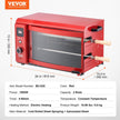 VEVOR Stainless Steel Shawarma Grill Machine Electric Gyro Rotisserie Machine