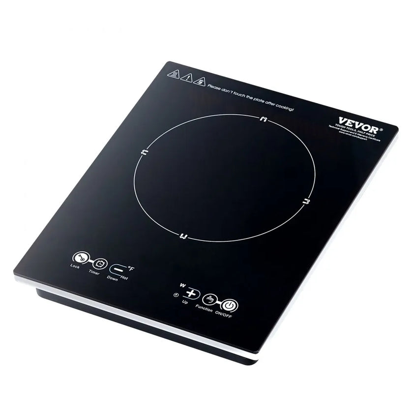 VEVOR Portable Induction Cooktop 1800W Countertop Burner 9 Temp Levels Hot Plate